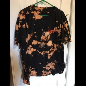 Vans Black Bleach Dye Tee